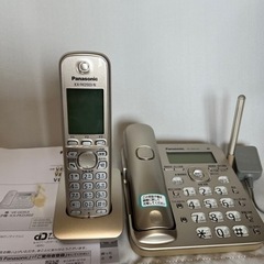 Panasonic コードレス電話機 VE-GD53DW-N 美品