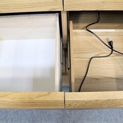 unico/ウニコ NEAL(ニール) キッチンカウンター W800 ステンレス天板 オーク材 ナチュラル 中古家具 店頭引取歓迎 R7048)