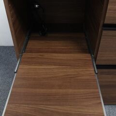 Pamouna/パモウナ キッチンカウンター EMA-S1200R 幅120cm レギュラーカウンター ウォールナット 中古家具 店頭引取歓迎 R7049)