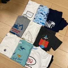 【お譲り先決定】110男児　Tシャツ9枚