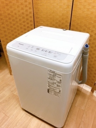 【引取】【限定 4/1(土) 18:00迄】Panasonic パナソニック NA-F5B1 2022年製 5kg 全自動洗濯機