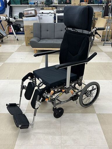 札幌市/清田区 アクトモア ティルト＆リクライニング 介助用 車椅子 みちる ティルト＆リクライニング エレベーティング/スイングアウト仕様