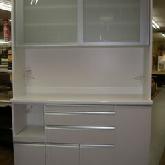 R246 高級 松田家具、キッチンボード、食器棚、幅140cm、美品