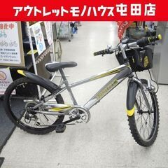 22インチ 自転車 MTBスタイル DRIDE 6段変速 カゴ付...