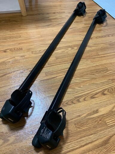 INNO ルーフボックス BRQ55 黒 鍵付き ステーとバー付き