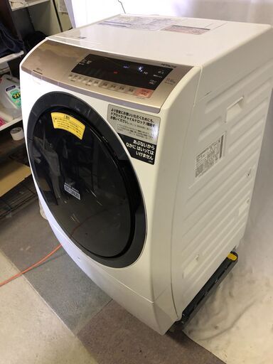 日立 HITACHI ドラム式洗濯乾燥機 ヒートリサイクル 風アイロン ビッグドラム BD-SV110CL 左開き 11㎏ 6㎏ 2019年製