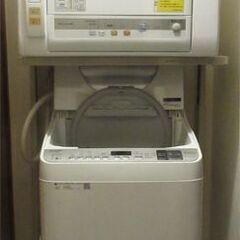 【宇都宮市の西川田まで取りに来てくれる方】洗濯機＆乾燥機＆乾燥機台