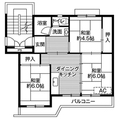 ◆敷金・礼金が無料！◆ビレッジハウス飯塚2号棟 (403号室)