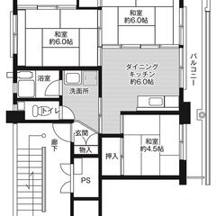 ◆敷金・礼金が無料！◆ビレッジハウス大嶺2号棟 (106号室)