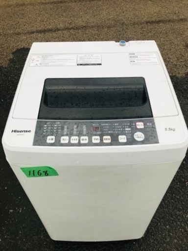 ✨2016年製✨ 1168番 Hisense✨電気洗濯機✨HW-E5501‼️