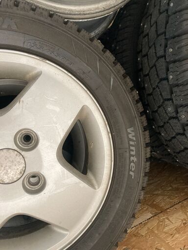 スパイクタイヤ 13インチ ハンコック 軽自動車等