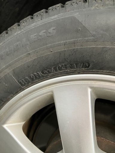 タイヤ、ホイール お取引決定しました。TOYOTA純正ホイールと冬タイヤVRX2