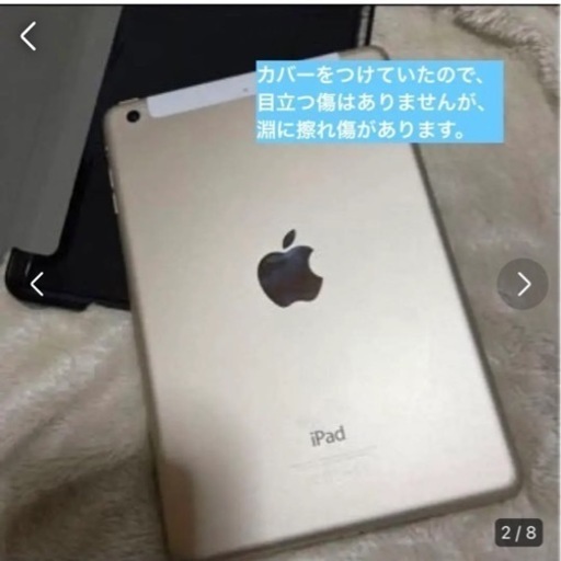 楽天カード分割】 【値下げしました】iPad ゴールド SoftBank 16GB Wi