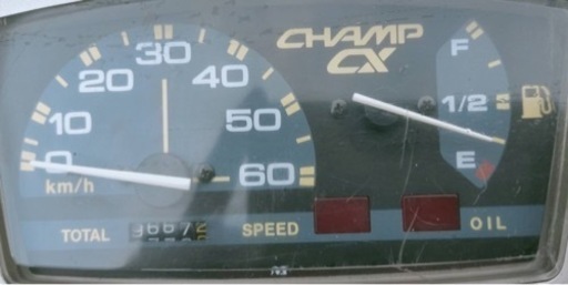 規制前　YAMAHA チャンプCX 旧車スクーター　原付　バイクchampcx