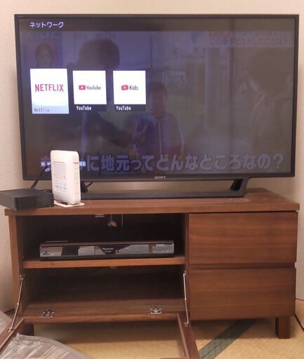 テレビ/レコーダー/テレビ台/ルーター/ハードディスクの5点セット web