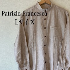 【Patrizio Francesca】シャツ ベージュ Lサイズ