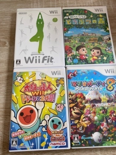 wii本体 ソフト4本セット