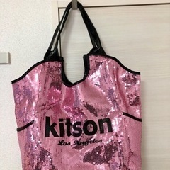 キットソン kitson ピンク　ラメ　ショルダーバッグ