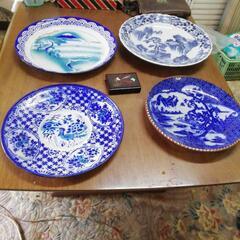 皿鉢四枚と漆ティシュ箱
