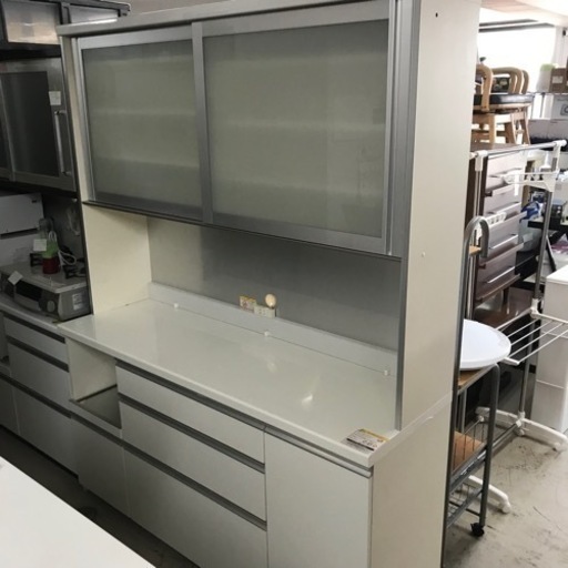 K2303-1223 食器棚 キッチンボード ホワイト
