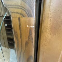 💚ブラウンカラー本棚 ✨定価￥49,800✨ 引き出し収納付き 書庫 おしゃれなガラス扉💚3493