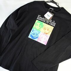【No.46】新品タグ付 鬼滅の刃長袖Tシャツ Mサイズ ブラック