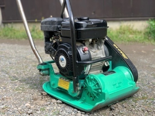 三笠　プレートコンパクター　50キロクラス　作動品