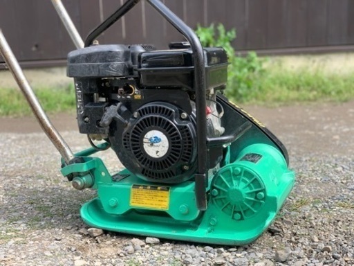 三笠　プレートコンパクター　50キロクラス　作動品