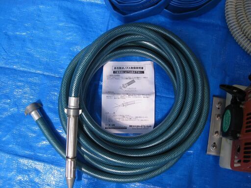 再値下げ　1インチエンジンポンプ　本体　ホース　筒先　その他ジョイントセット 再値下げ 1インチエンジンポンプ 本体 ホース 筒先 その他ジョイントセット