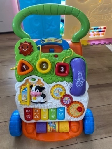 歩行器 VTech Sit-To-Stand Learning Walker Frustration Free Packaging, green