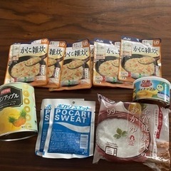 非常食　介護食品　お粥　パイナップル　雑炊　ポカリスエット　レト...