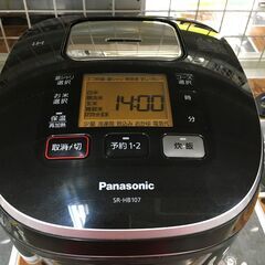 パナソニック 炊飯器 SR-HB107　中古品 5合焚き 2017年製