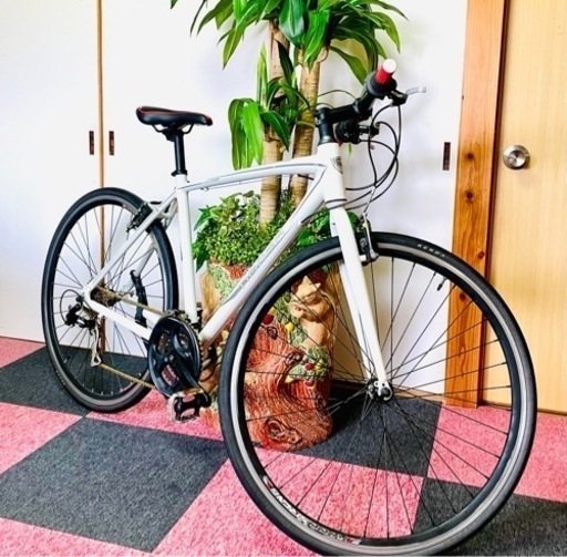 [受付終了]致しました 走りのTIGORA 700X28C 3X8 24段式  パ-ルホワイト