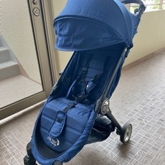 【ネット決済】ベビーカー　beby jogger 紺色　専用レイ...