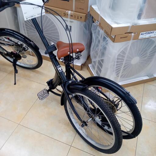 ★ジモティ割あり★  自転車 ２0インチ 黒色 　折り畳み　クリーニング済み OJ269