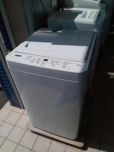 ★【ヤマダ電機】全自動洗濯機　2021年 ❗4.5kg (YWM-T45H1)【3ヶ月保証付き★送料に設置込み】自社配送時代引き可※現金、クレジット、スマホ決済対応※