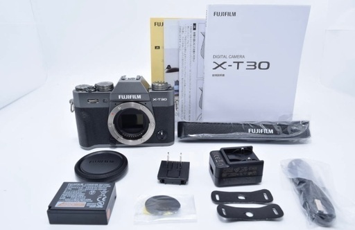 ショット数44回！FUJIFILM X-T30 ボディ チャコールシルバー