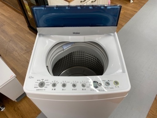 I454  2022年製の美品♪  Haier 洗濯機 （4.5㎏） ⭐ 動作確認済 ⭐ クリーニング済