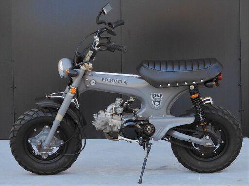 愛媛発★ ダックス DAX ST70 エンジン好調♪ 88ccボアアップ KEIHINNキャブ HOTLAP ワンオフマフラー 艶消し カスタム 始動動画有 現状販売