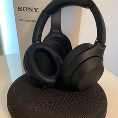 【ネット決済】Sony XM4 ワイヤレスヘッドホン 美品　付属品完品