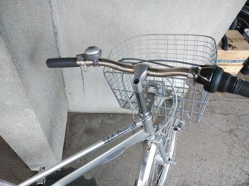 防犯登録料無料！】27インチ自転車 シルバー