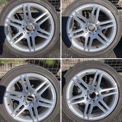 メルセデスベンツ　Cクラス　AMG純正ホイール　17インチ4本　W204