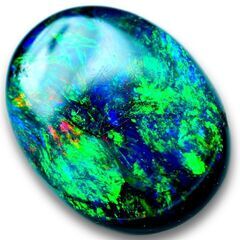 注目！◆天然ブラックオパール 遊色最高 最高級 0.43ct オ...