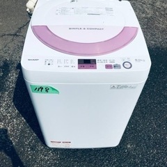 ✨2017年製✨ 1198番 シャープ✨電気洗濯機✨ES-GE6...