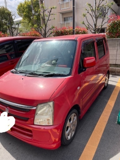 中古車赤いワゴンR