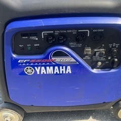 ☆中古品 ヤマハインバーター発電機 防音型 EF5500iSDE アワメーター 