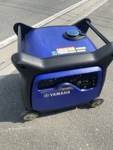 ☆中古品 ヤマハインバーター発電機 防音型 EF5500iSDE アワメーター：191時間 動作問題なし☆