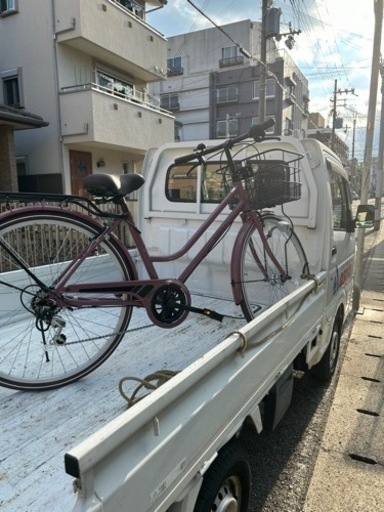【新品希少彩！】変速とカゴあり自転車2023.2月購入
