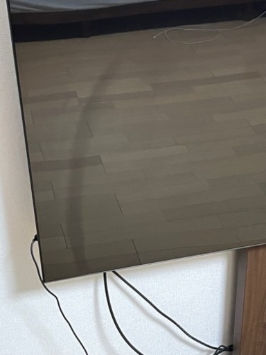 傷あり LG 48型 有機EL\u0026EQUALS イコールズ 壁寄せテレビスタンド WALL V2 ロータイプ ウォールナット