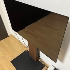 傷あり LG 48型 有機EL&EQUALS イコールズ 壁寄せテレビスタンド WALL 